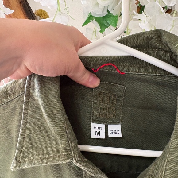 Topo Designs Men's Forest Green Shirt Jacket - Picture 8 of 10